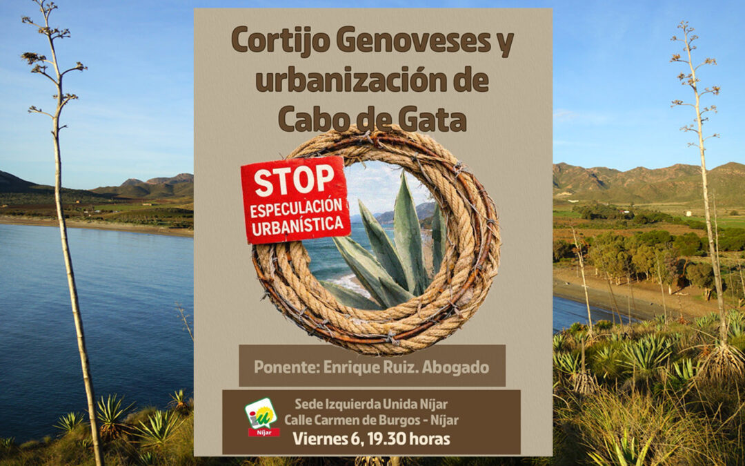 Charla sobre el Cortijo Genoveses y la urbanización de Cabo de Gata